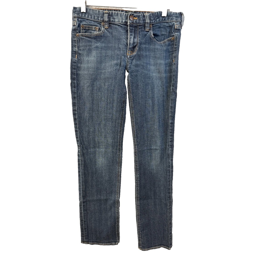 J.Crew Matchstick Jeans Womens 27S Medium Wash Straight Leg Stretch Denim 31x30